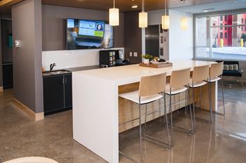 Modern kitchen area